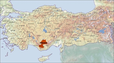 Map of TURKEY